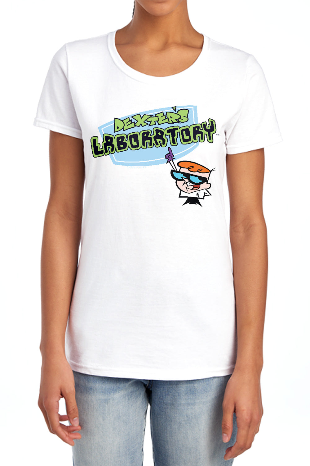 Dexter's Laboratory Logo Womens T-Shirt