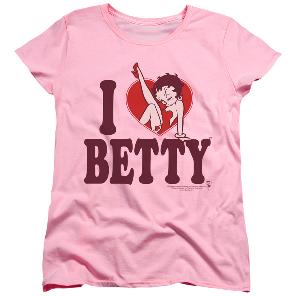 Betty Boop I Heart Betty Womens T-Shirt