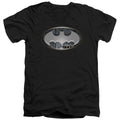 Batman Steel Wall Shield V-Neck T-Shirt