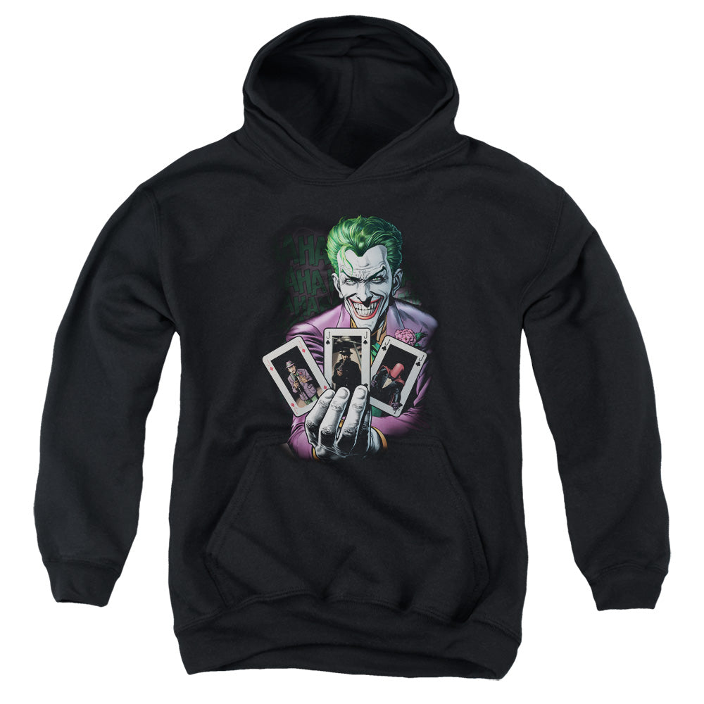 Batman 3 Of A Kind Youth Hoodie