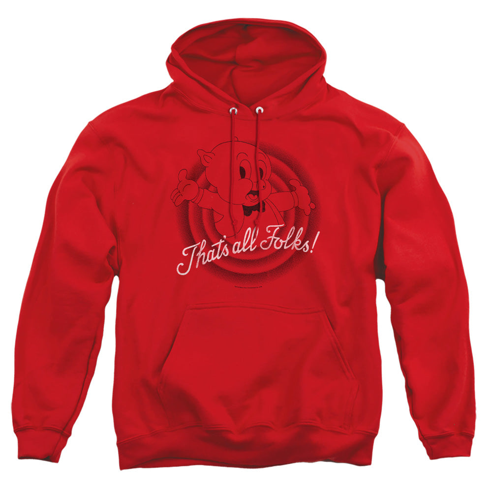 Looney Tunes Thats All Folks Pullover Hoodie