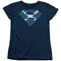 Superman Scottish Shield Womens T-Shirt