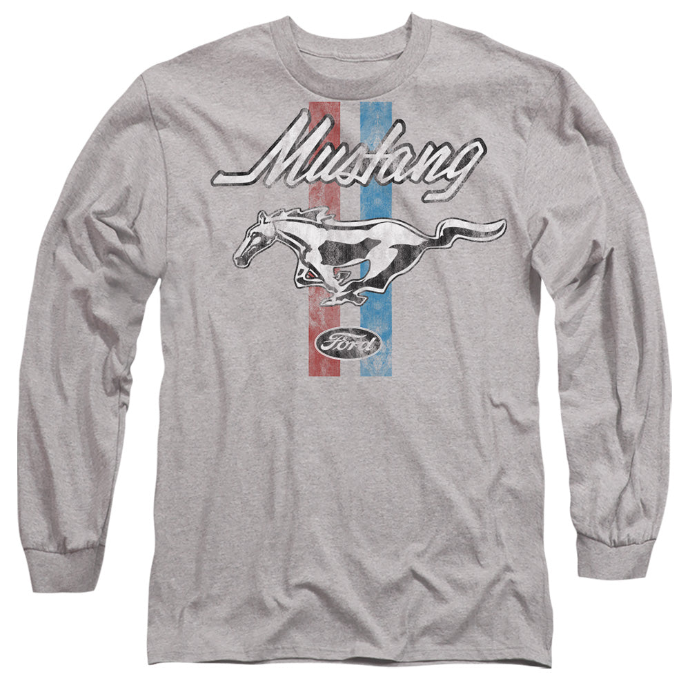 Ford Mustang Stripes Long Sleeve T-Shirt