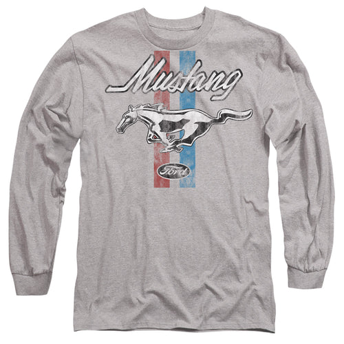 Ford Mustang Stripes Long Sleeve T-Shirt