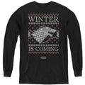 Game of Thrones Winter Is Coming Ugly Christmas Youth Long Sleeve T-Shirt