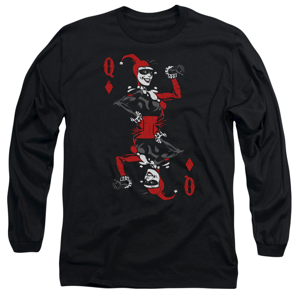 Batman Quinn Of Diamonds Long Sleeve T-Shirt