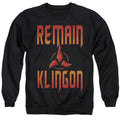 Star Trek Discovery Remain Klingon Crewneck Sweatshirt