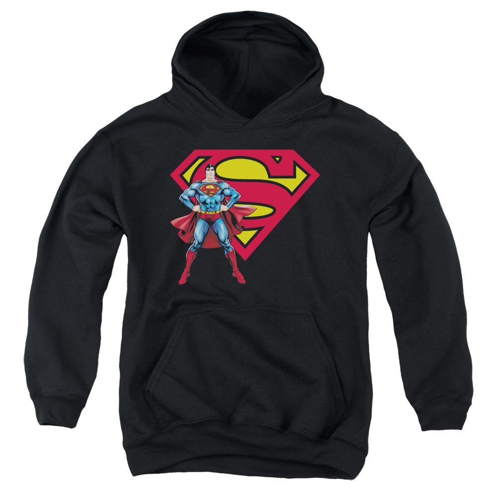 Superman & Logo Youth Hoodie