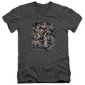 Superman Break on Through V-Neck T-Shirt