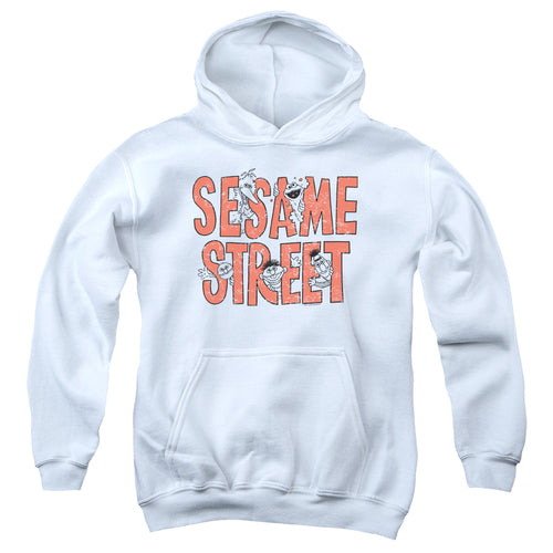 Sesame Street In Letters Youth Hoodie