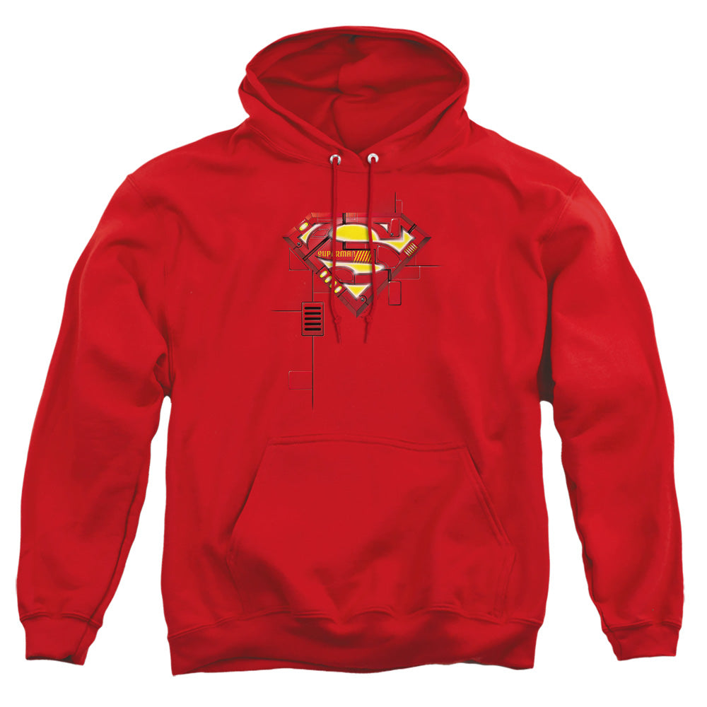 Superman Super Mech Shield Pullover Hoodie
