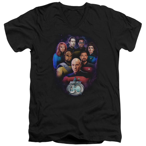 Star Trek TNG Cast Anniversary V-Neck T-Shirt