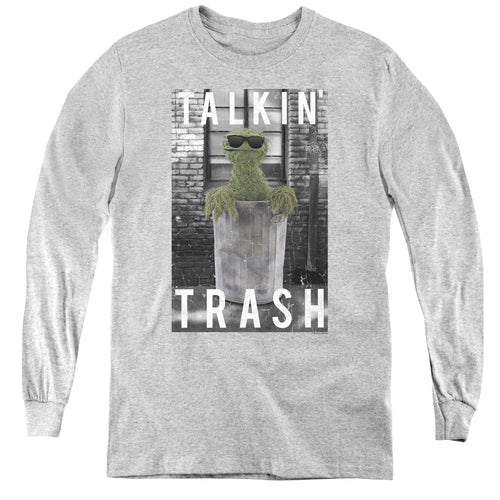 Sesame Street Talkin Trash Youth Long Sleeve T-Shirt