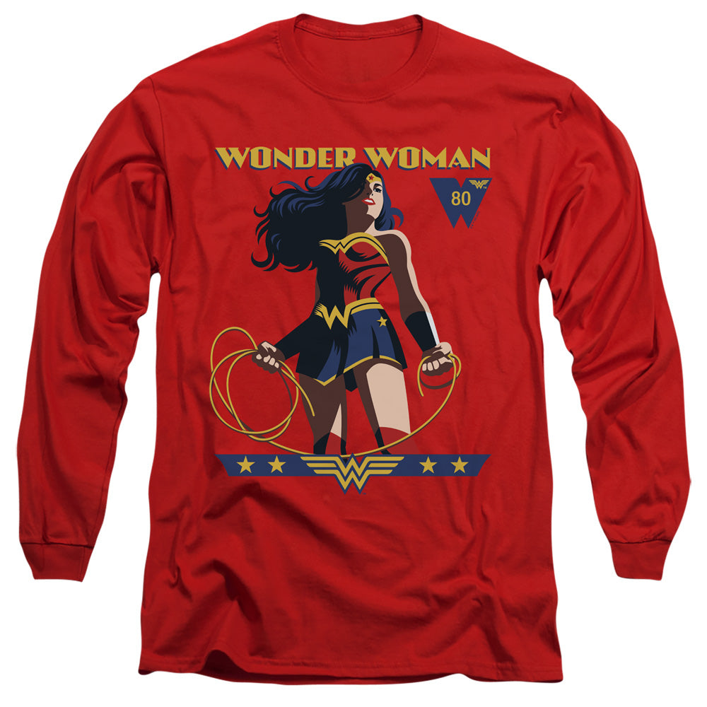 Wonder Woman WW 80th Stance Long Sleeve T-Shirt