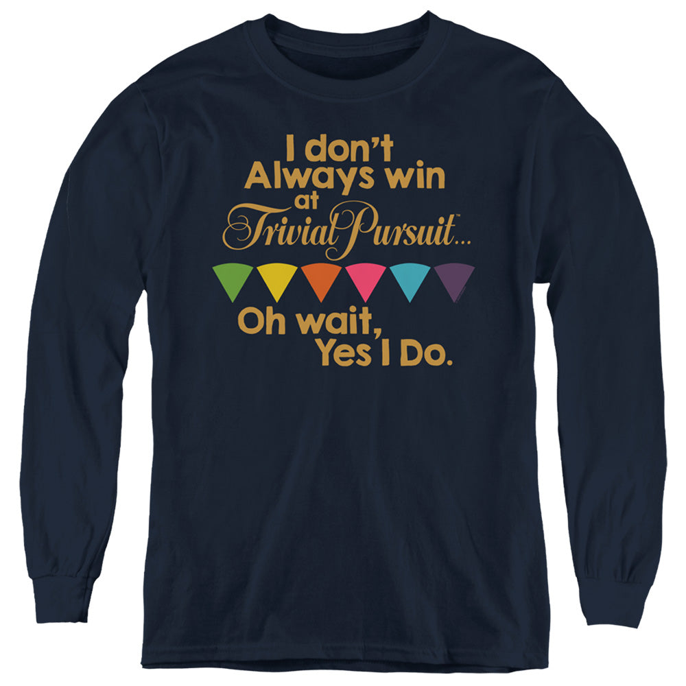 Trivial Pursuit I Don't Always Win Youth Long Sleeve T-Shirt