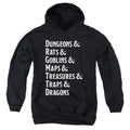 Dungeons & Dragons Dungeon List Youth Hoodie