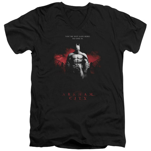 Batman Standing Strong V-Neck T-Shirt
