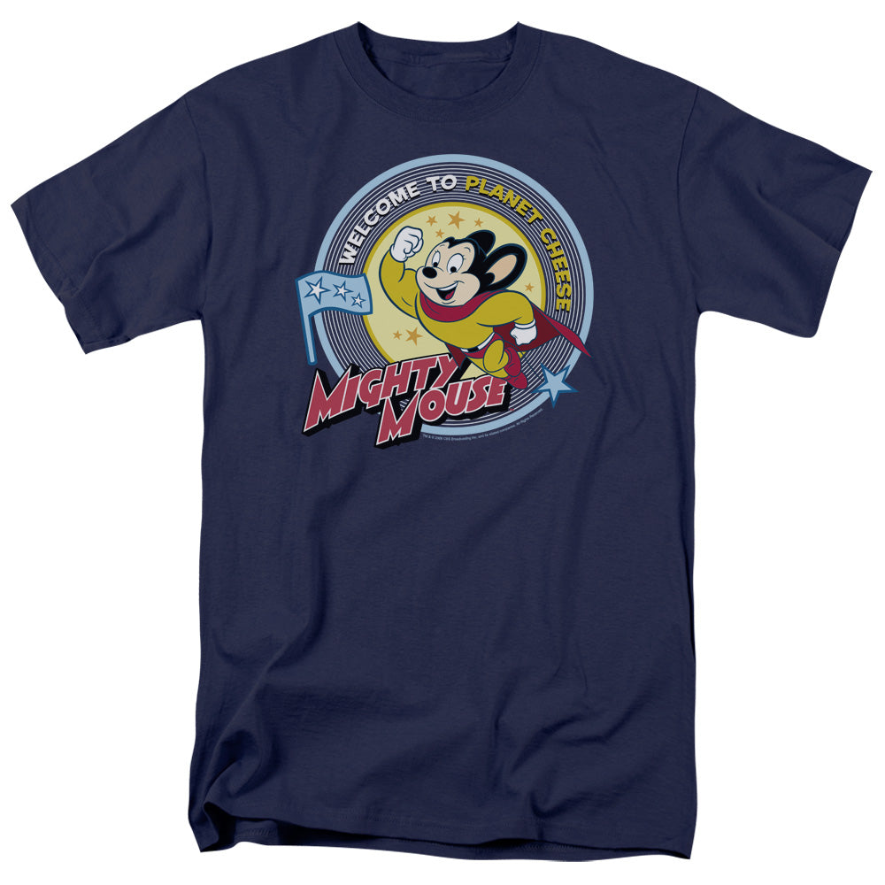 Mighty Mouse Planet Cheese T-Shirt