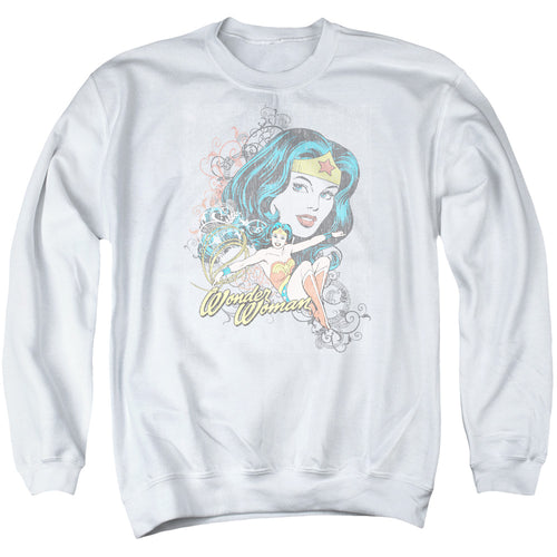 DC Comics Wonder Scroll Crewneck Sweatshirt