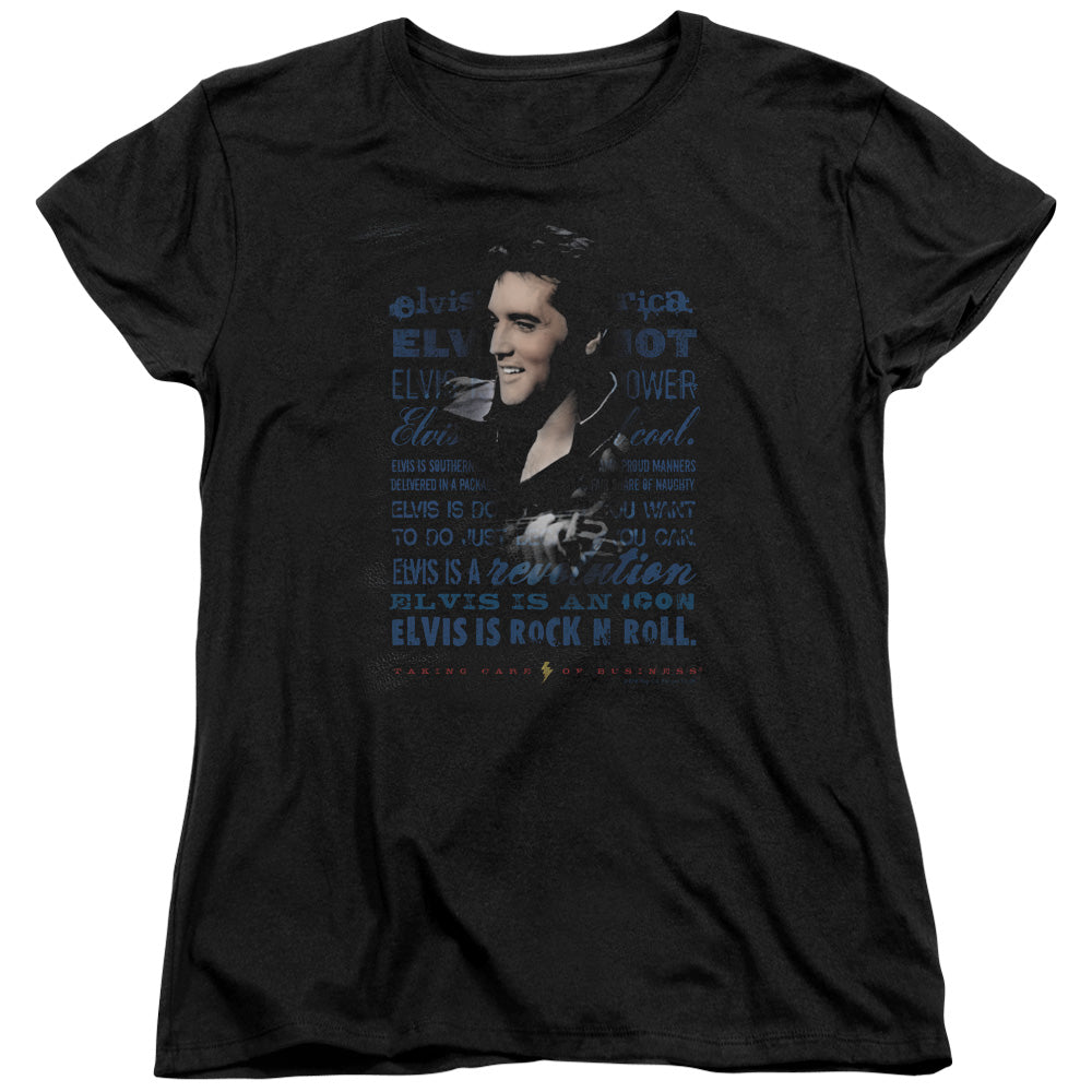 Elvis Presley Icon Womens T-Shirt