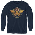 Wonder Woman (2017) Power Stance and Emblem Youth Long Sleeve T-Shirt
