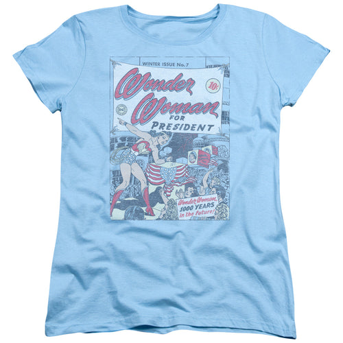 DC Comics Ww For President Womens T-Shirt