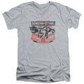 Batman v Superman Showdown In Gotham V-Neck T-Shirt