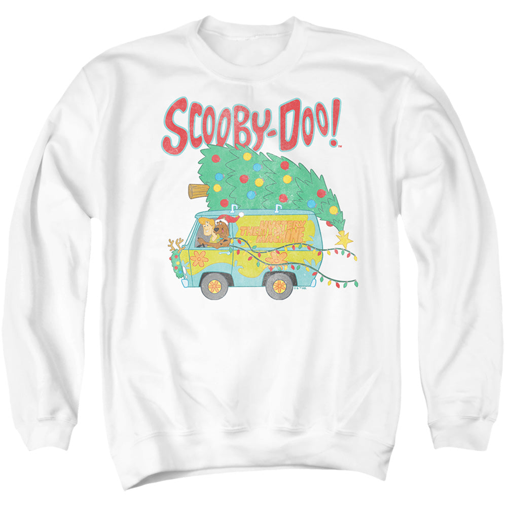 Scooby-Doo Mystery Machine Christmas Tree Crewneck Sweatshirt