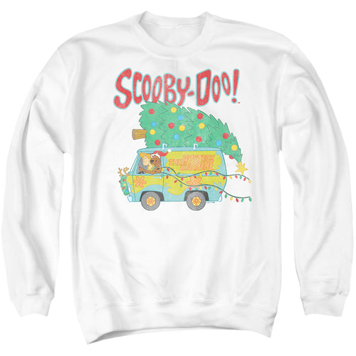 Scooby-Doo Mystery Machine Christmas Tree Crewneck Sweatshirt