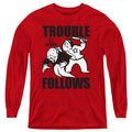 Monopoly Trouble Follows Youth Long Sleeve T-Shirt