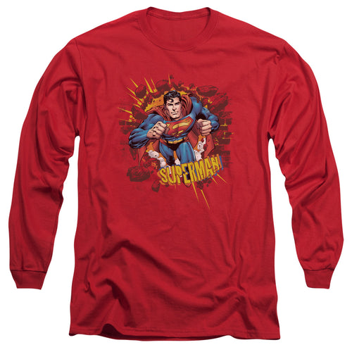 Superman Sorry About the Wall Long Sleeve T-Shirt