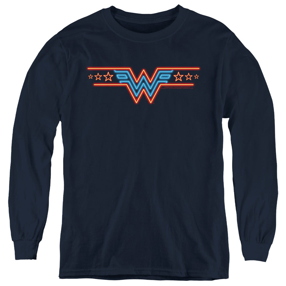 Wonder Woman 1984 Neon Beat Youth Long Sleeve T-Shirt