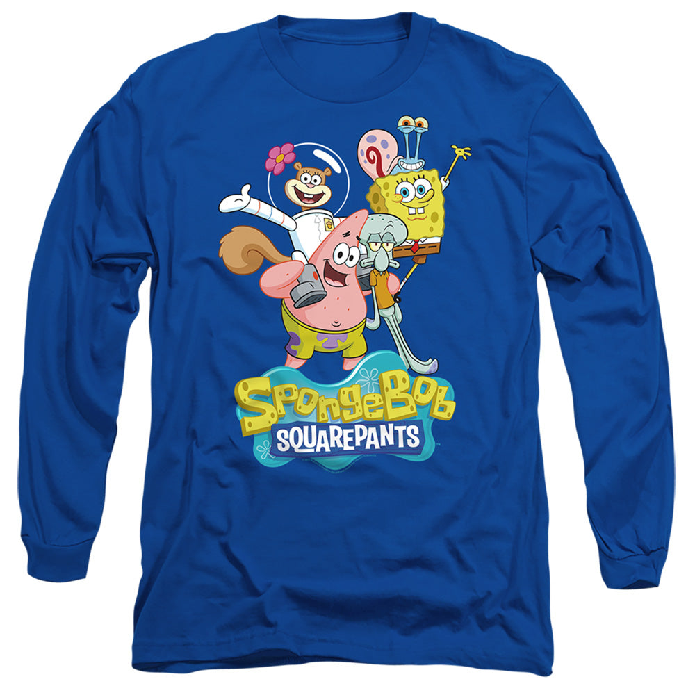 Spongebob Squarepants Group Shot Long Sleeve T-Shirt