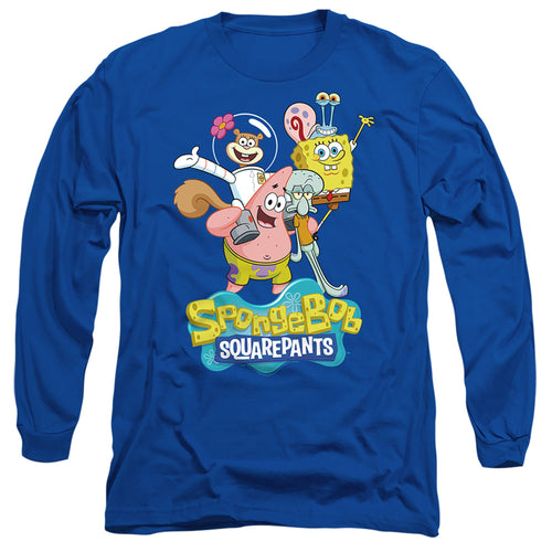 Spongebob Squarepants Group Shot Long Sleeve T-Shirt