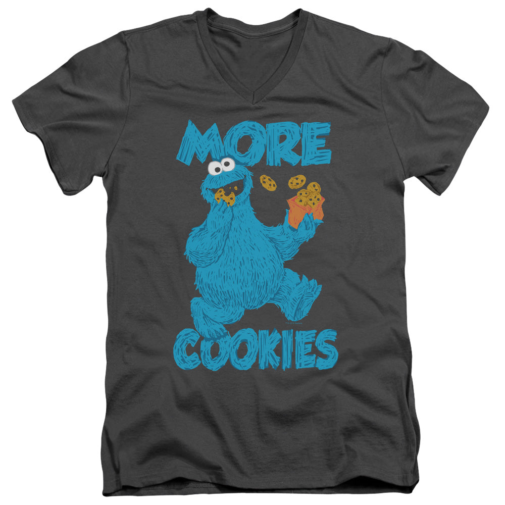 Sesame Street More Cookies V-Neck T-Shirt