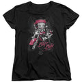 Betty Boop Biker Babe Womens T-Shirt