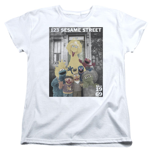 Sesame Street Best Address Womens T-Shirt