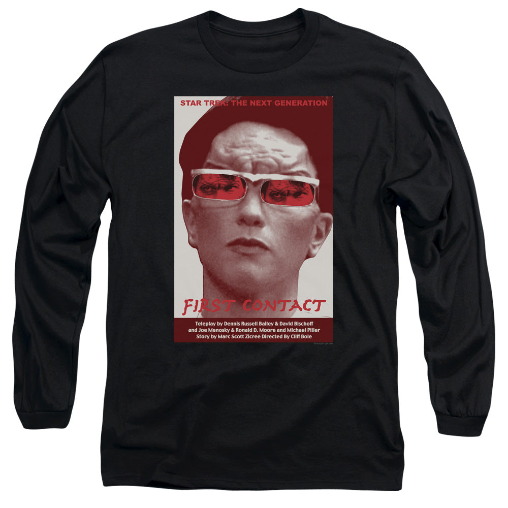 Star Trek First Contact Black Long Sleeve T-Shirt