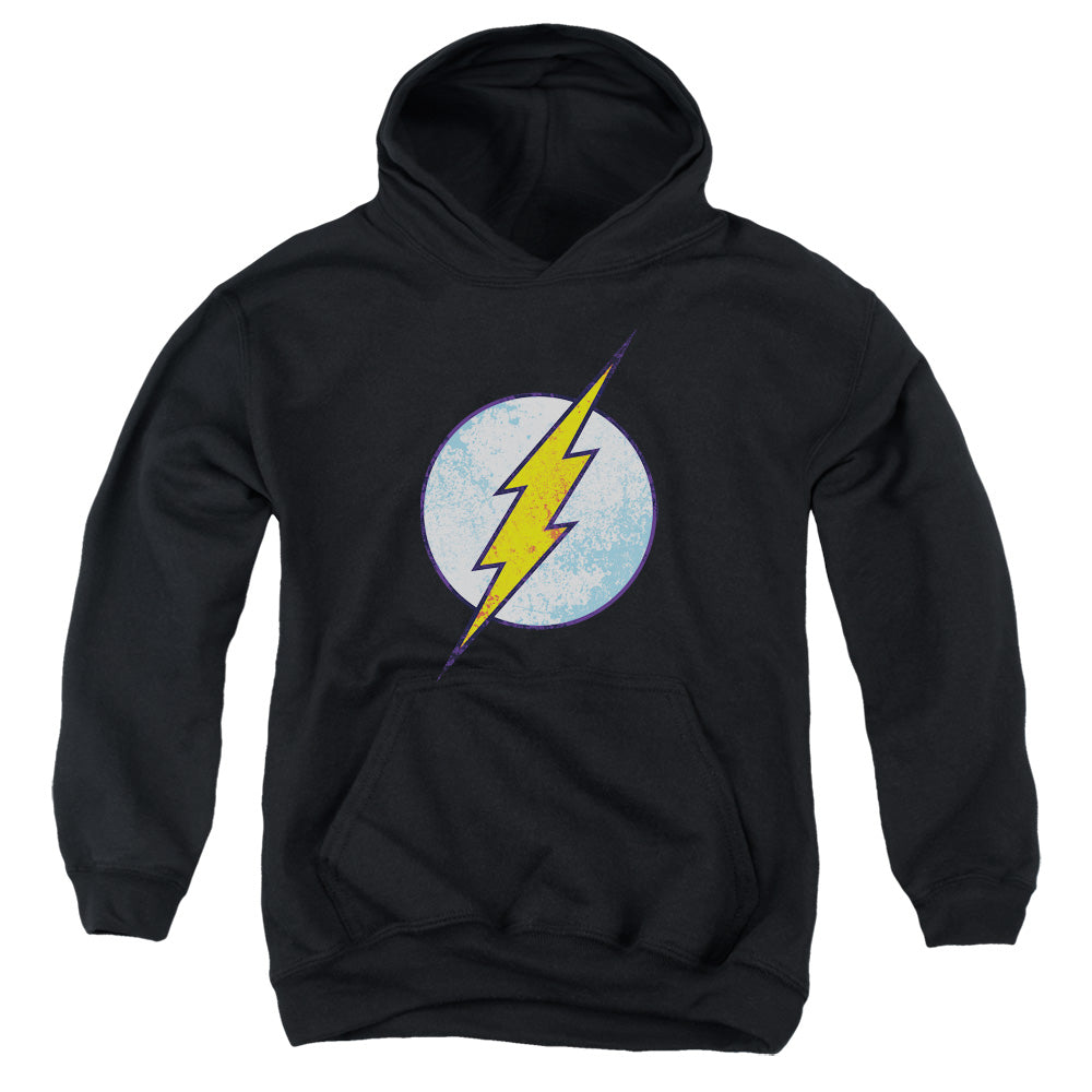 The Flash Flash Neon Distress Logo Youth Hoodie