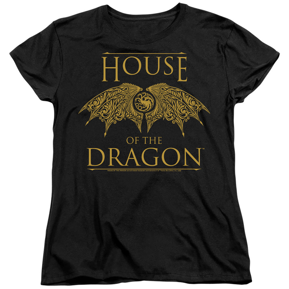 House of the Dragon Dragon Wings Womens T-Shirt