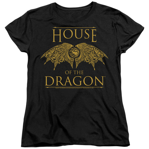 House of the Dragon Dragon Wings Womens T-Shirt