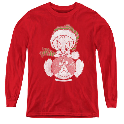Looney Tunes Tweey Globe Youth Long Sleeve T-Shirt