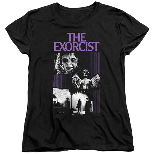 The Exorcist Regan and Pazuzu Womens T-Shirt