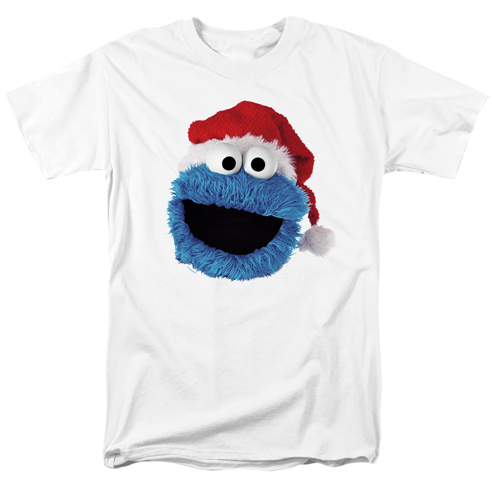 Sesame Street Cookie Monster Christmas Hat T-Shirt