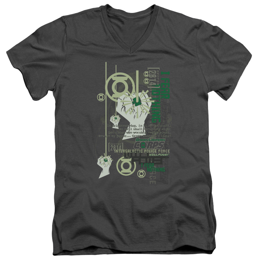 Green Lantern Core Strength V-Neck T-Shirt