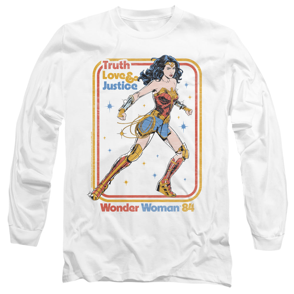 Wonder Woman 1984 Retro Justice 84 Long Sleeve T-Shirt
