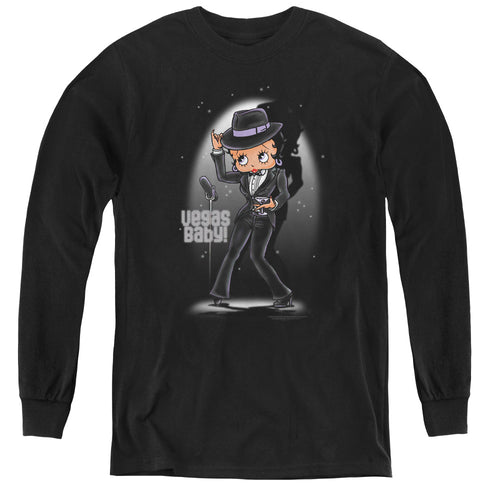 Betty Boop Vegas Baby Youth Long Sleeve T-Shirt