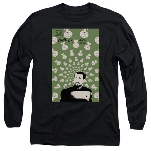 Star Trek Parallels Black Long Sleeve T-Shirt