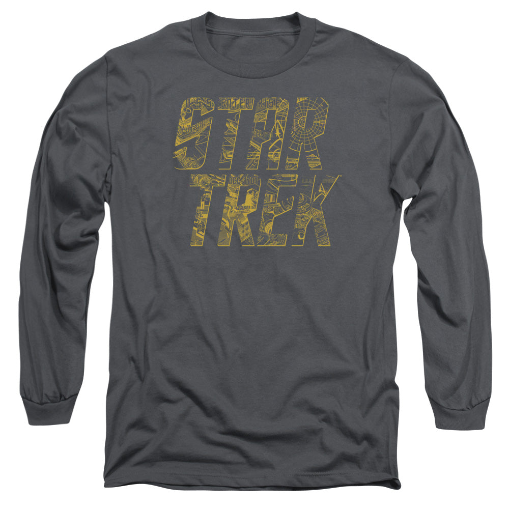 Star Trek Schematic Logo Long Sleeve T-Shirt