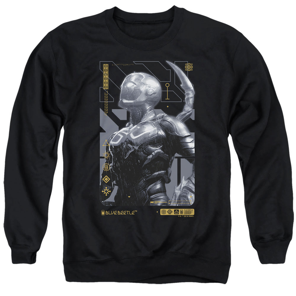 Blue Beetle Beetle Heads Up Crewneck Sweatshirt